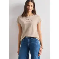 Street One Shirttop Sommershirt mit Wording Artwork
