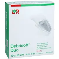 B2B Medical GmbH Debrisoft Duo Wundbettvorbereitung 10x10 Cm 5 St