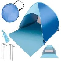 Creative Corner Selbstaufstellendes Strand- und Gartenzelt für Strand und Garten, POPUP, UV-Schutz, XXL