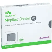 ToValCare GmbH - Medical Mepilex Border Ag Schaumverb.7x7,5 Cm Steril 5 St