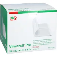 Docpharm GmbH Vliwazell Pro Superabsorb.kompr.steril 10x20 Cm 10 St