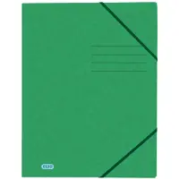 Oxford 400116355, Envelope folder, A4, Cardboard, Green, 200 sheets, 390 g/m²