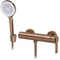 REA Duscharmatur Ontario Side Gebürstetes Nickel