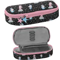 Sonstiges PASO Federmäppchen Federmappe Federtasche Case Leer Einhorn unicorn Bunt Schwarz für Mädchen