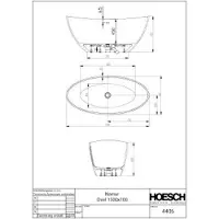 Hoesch 4405.112305 BW Namur 1500x700 freistehend