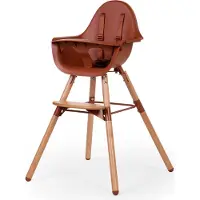 Childhome EVOLU 2 STUHL NATUR / ROST 2 in 1 + RING; CHEVOCHRU