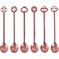 Sambonet Living Antique Oriental/PVD Kupfer Set 6 Partylöffel 52649R02