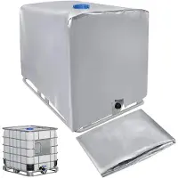 Markenlos IBC Tankabdeckung 1000L - Silber