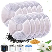 OEM Kat Wasserfilter - Durchmesser 12,7 cm - Innere Ringweite 3,5 cm - Wasserfilter für Katzen - Wasserfilter-Ersatz - Katzen Wasserbecher Filter - mit Aktivkohle - Katzen Wasserfilter Accessoires