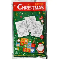 Ginza.se XMAS - Play Set - With wax crayons and "coloring cards" (36 pcs.) (1317)