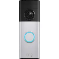 Ring - Battery Video Doorbell Plus (2nd Gen) - Nickel Silver - EUUK