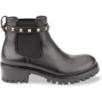 Les tropéziennes Zazou-Lederstiefeletten Schwarz | Gr.: 40