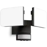 SSC-LUXon ETHIR Außenwandleuchte mit Bewegungsmelder LED Lampe Außen Wand - modernes Flutlicht IP54 neutralweißes Licht 230V
