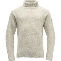 Devold - Nansen Sweater High Neck - Wollpullover Gr M grau