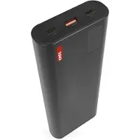 Emos Powerbank 27 000 mAh NTBF30 mit Passthrough und Fast-Charging 100W PD - 2x USB-C / USB-A-Port inkl. Kabel - für Tablet, Laptop, schwarz, B0561B