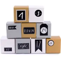 Ingo Steyer GmbH & Co. KG Adventskalender z. Befüllen "Box Silver"
