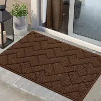Markenlos Türmatte Innenbereich Schmutzfangmat Antirutsch, Waschmaschinengeeignet, Wasserabsorbierend, für Eingang, Flur, Küche, Schlafzimmer