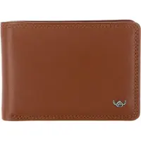 Golden Head Leder Geldbörse Polo RFID Protect Minischeintasche 1194 Cognac braun
