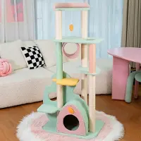 Famanu Katzenbaum Multifunktional - Großes, modernes Design für Katzen
