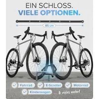 Markenlos Faltbares Fahrradschloss - Sichere Diebstahlsicherung aus gehärtetem Stahl