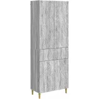 Syfax Schrankset 2 pcs Grau Sonoma Holzwerkstoff