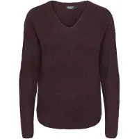 ONLY Strickpullover "ONLCAMILLA V-NECK L/S PULLOVER KNT NOOS" Materialmix, regular fit