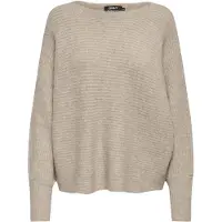ONLY Strickpullover "ONLDANIELLA L/S PULLOVER KNT NOOS" Materialmix, regular fit