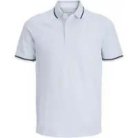 Jack & Jones Polo Shirt Kurzarm Uni Hemd JJEPAULOS Pique Baumwolle Größe: M