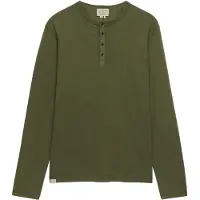 Superdry Slub Grandad Langarm-t-shirt