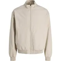 Jack & Jones 12288895_123_XL, Bomber, Uni, Erwachsener, Reißverschluss, Polyester, Beige