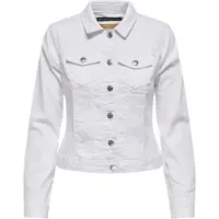 ONLY Jeansjacke "ONLWONDER – Jeansjacke mit Teilungsnähten und Stretch" sehr figurbetont, casual, Denim, Baumwollmischung, Brusttaschen