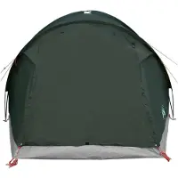 vidaXL Hütten-Zelt 4 Personen Armeegrün Polyester und Stahl