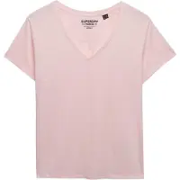 Superdry Studios Slub Embroidered Vee Kurzarm-t-shirt