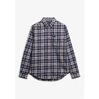 Superdry für Herren. M4011047A Blau-rot kariertes Lumberjack-Hemd (XXL), Lässig, Baumwolle, Langarm