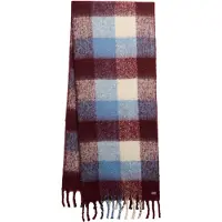 Superdry Unisex. W9310084A Schal Karo kastanienbraun (OSFA), Lässig, Polyester