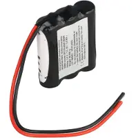 AccuCell Notleuchtenakku NiMH 6V 3000mAh F1x3 Mignon AA mit 150mm Kabel ersetzt GP125AAMT3BMX