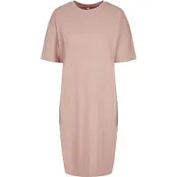 Build Your Brand Ladies' Organic Oversized Slit Tee Dress