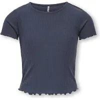 ONLY T-Shirt - Rib - KogNella - Ombre Blue - - 11-12 Jahre (146-152) - T-Shirts