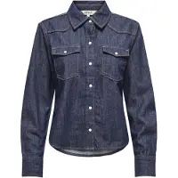 ONLY Jeanshemd Charlize 15364777 Blau Regular Fit