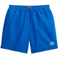 Superdry für Herren. M3010256A Essential Badeanzug blau (S), Strandbekleidung, Recyceltes Polyester, Nachhaltig