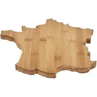 Markenlos Holzservierplatte in natürlicher Form – Natur