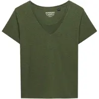 Superdry Studios Slub Embroidered Vee Kurzarm-t-shirt