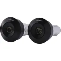 Highsider Lenkerenden DOT, PAAR, ALU SCHWARZ Aluminium