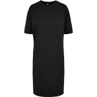 Build Your Brand Ladies' Organic Oversized Slit Tee Dress