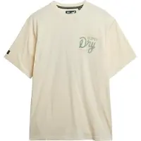 Superdry für Herren. M1012261A Tap Room T-Shirt in Übergröße weiß (M), Lässig, Baumwolle, Kurzarm
