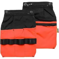Blakläder Lose Werkzeugtaschen 2170, Farbe:Schwarz/High Vis Rot, Größe:S/M