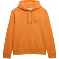 Superdry für Herren. M2014538A Sweatshirt 1954 Firma orange (XXL), Lässig, Baumwolle