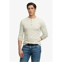 Superdry Slub Grandad Langarm-t-shirt