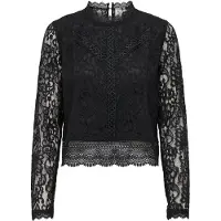 ONLY Bluse New Karo 15276400 Schwarz Regular Fit