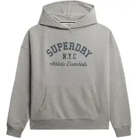 Superdry für Damen. W2012452A Athletic Essentials Relax Sweatshirt grau (L), Lässig, Baumwolle